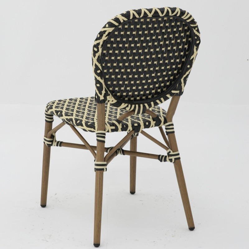 Chaise VIÑALES NOIR ET SABLE