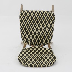 Chaise VIÑALES NOIR ET SABLE