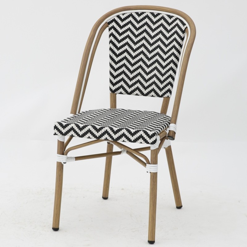 Chaise LAMA NOIR ET BLANC