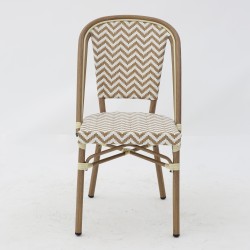 Chaise LAMA BLANC ET SABLE