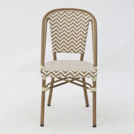 Chaise LAMA BLANC ET SABLE