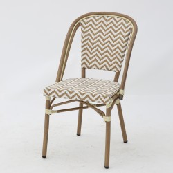Chaise LAMA BLANC ET SABLE