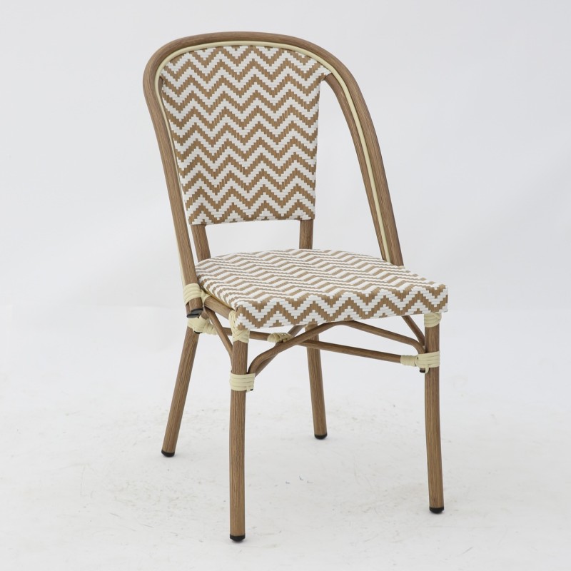 Chaise LAMA BLANC ET SABLE