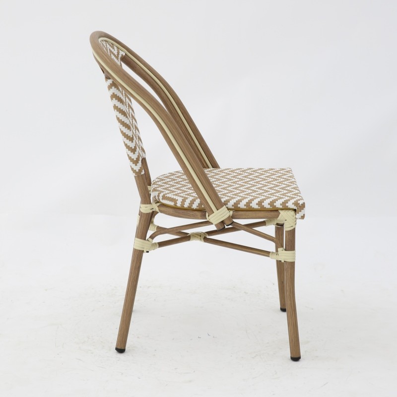Chaise LAMA BLANC ET SABLE