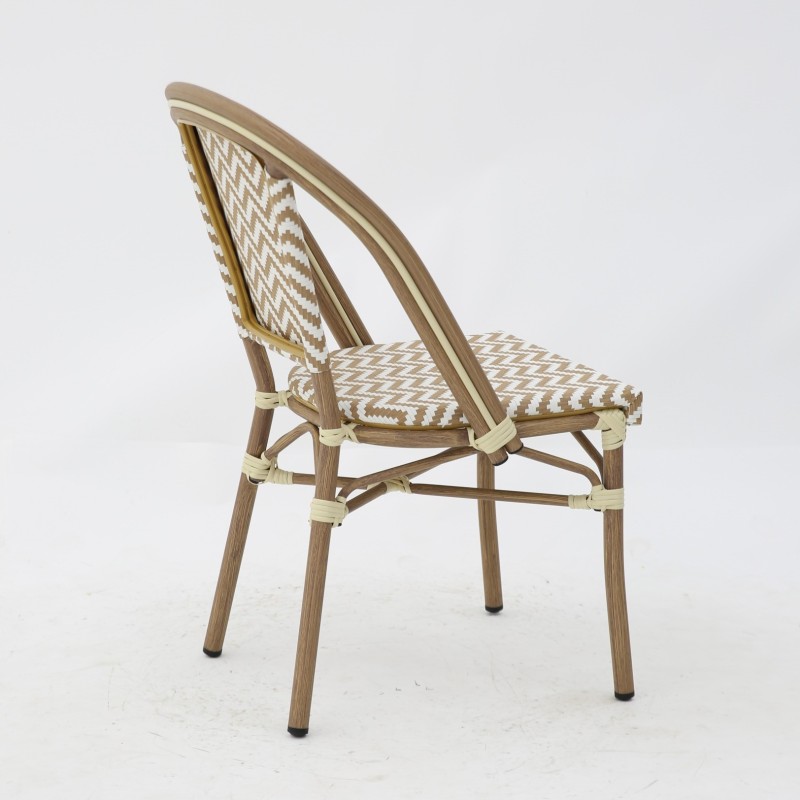 Chaise LAMA BLANC ET SABLE