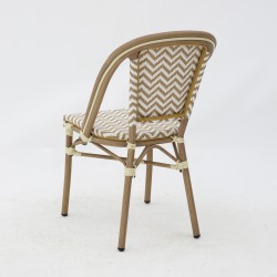 Chaise LAMA BLANC ET SABLE