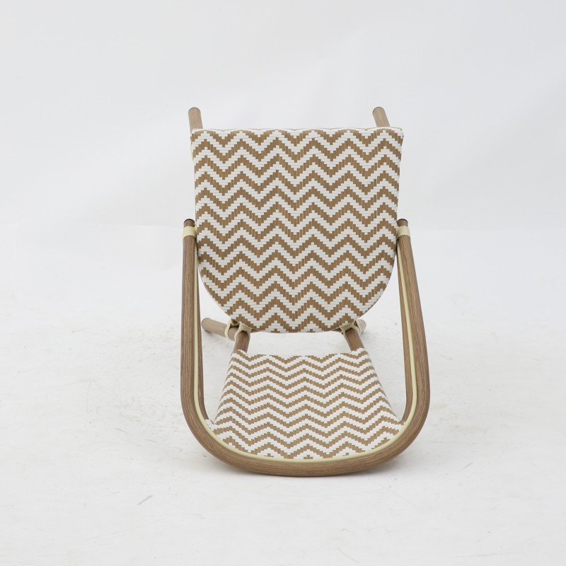 Chaise LAMA BLANC ET SABLE