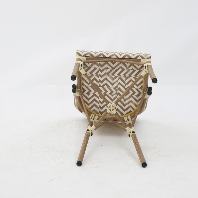 Chaise LAMA BLANC ET SABLE
