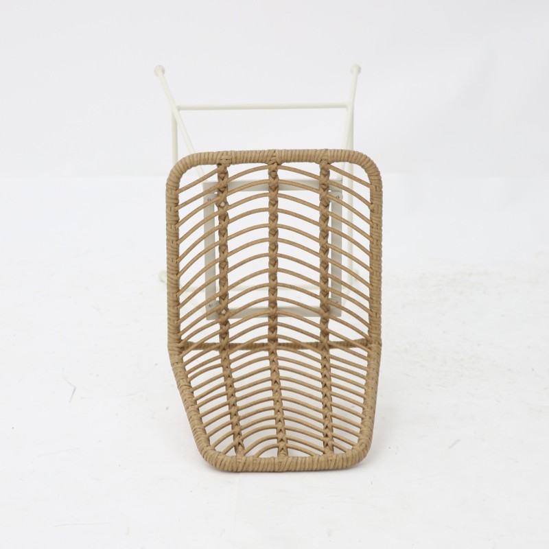 Tabouret KENIA ARMATURE BLANC
