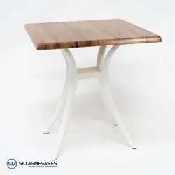 Table VENUS EXTERIEUR pied blanc
