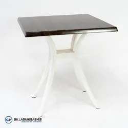 Table VENUS EXTERIEUR pied blanc