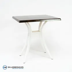 Table VENUS EXTERIEUR pied blanc