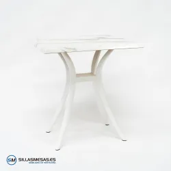 Table VENUS EXTERIEUR pied blanc