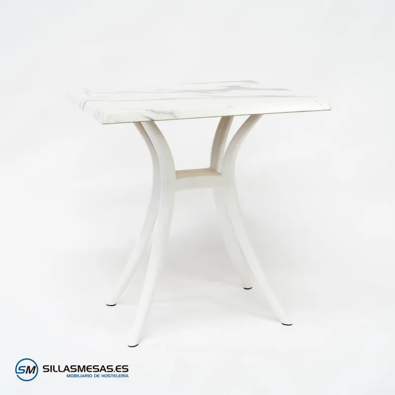 Table VENUS EXTERIEUR pied blanc