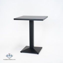 Conjointe MYSTÈRE (1 Table Daniela et 4 chaises velvet noir)