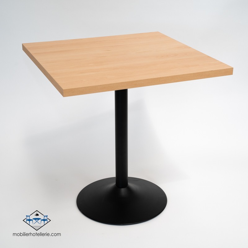Conjointe CUIR (1 Table F et 4 chaises Soleil marrons)