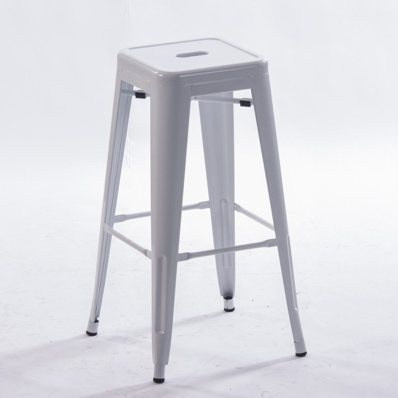 Tabouret Mix blanc au design moderne : prix imbattables