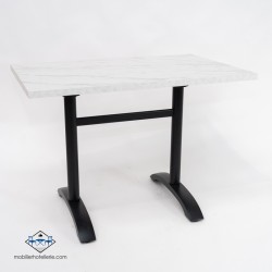 Table BARCELONE 2-P pas cher. Acheter Tables avec pied central Tab...