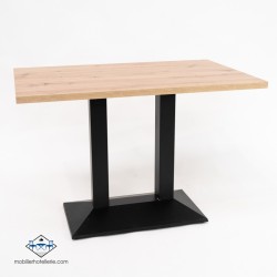 Table Double Daniela pas cher. Acheter Tables avec pied central Ta...