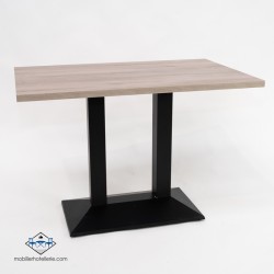 Table Double Daniela pas cher. Acheter Tables avec pied central Ta...