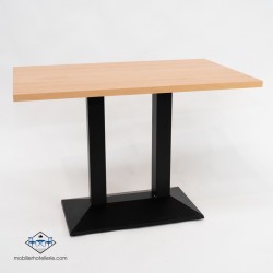 Table Double Daniela pas cher. Acheter Tables avec pied central Ta...