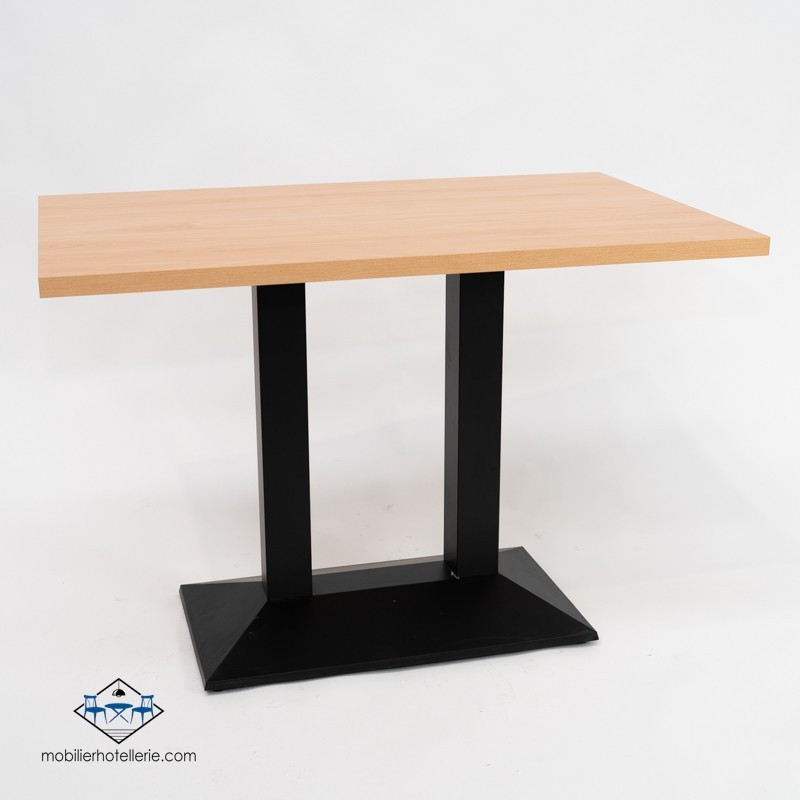 Table Double Daniela pas cher. Acheter Tables avec pied central Ta...