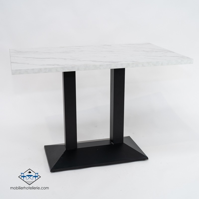 Table Double Daniela pas cher. Acheter Tables avec pied central Ta...