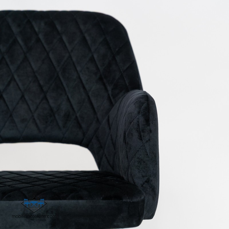 Fauteuil VELVET NOIR