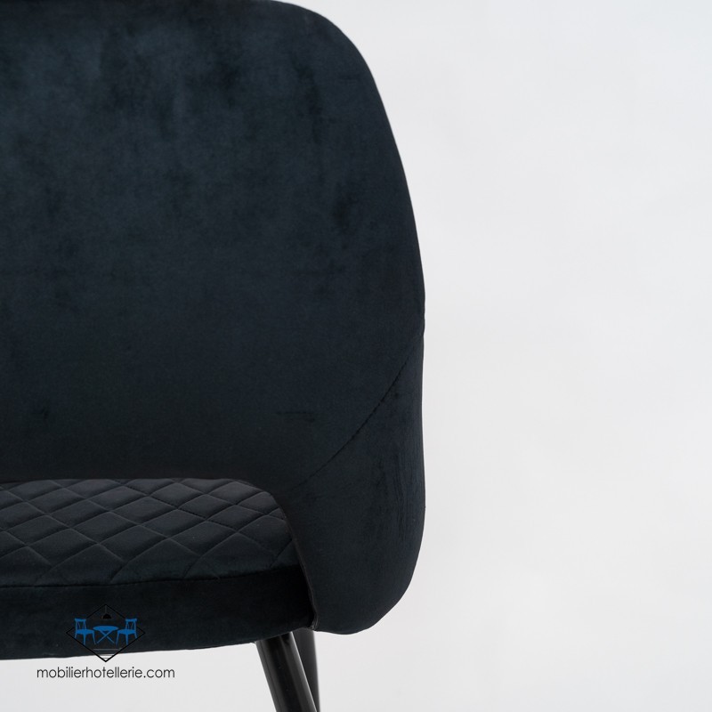 Fauteuil VELVET NOIR