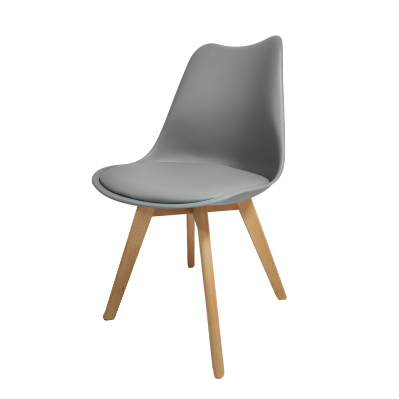 CHAISE TULIP GRIS pas cher. Acheter Chaises Design CHAISE TULIP GRIS
