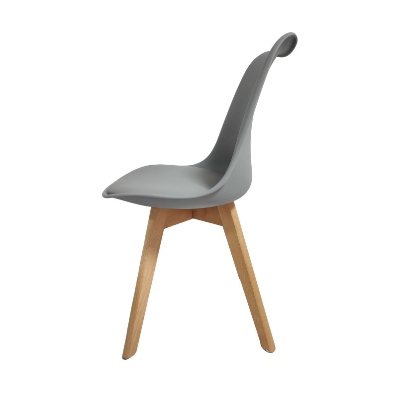 CHAISE TULIP GRIS pas cher. Acheter Chaises Design CHAISE TULIP GRIS