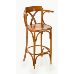 Tabouret CRUCE avec accoudoirs