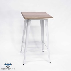 TABLE HAUTE MIX BLANC EXTERIEUR