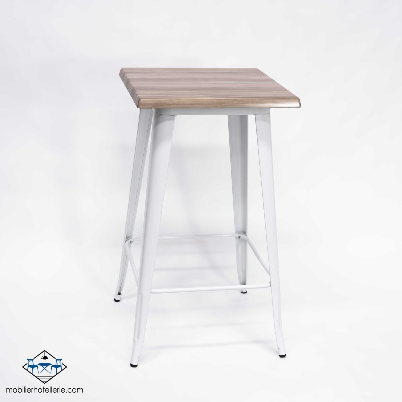TABLE HAUTE MIX BLANC EXTERIEUR