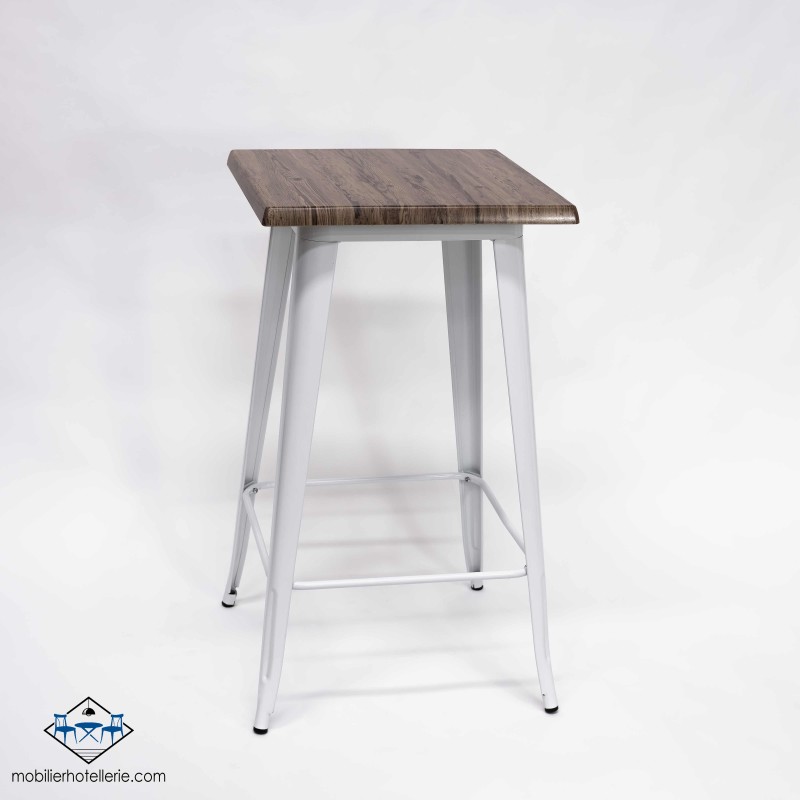 TABLE HAUTE MIX BLANC EXTERIEUR