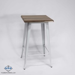 TABLE HAUTE MIX BLANC EXTERIEUR