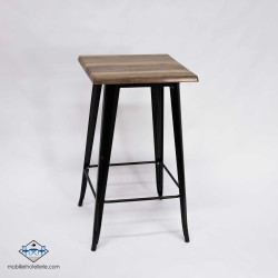 TABLE HAUTE MIX NOIR EXTERIEUR