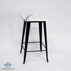TABLE HAUTE MIX NOIR EXTERIEUR