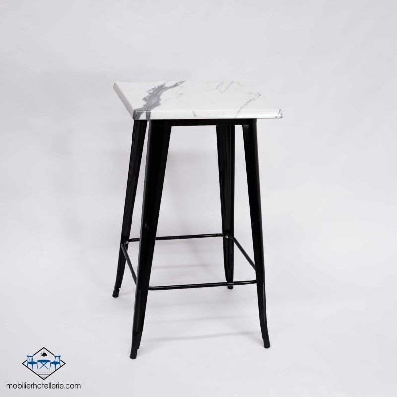 TABLE HAUTE MIX NOIR EXTERIEUR
