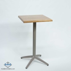 Table haute Miami à pied sable : utilisation extérieure