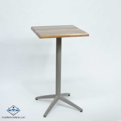 Table haute Miami à pied sable : utilisation extérieure