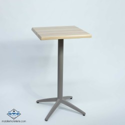 Table haute Miami à pied sable : utilisation extérieure