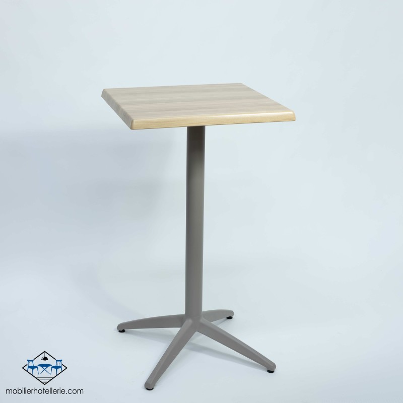 Table haute Miami à pied sable : utilisation extérieure