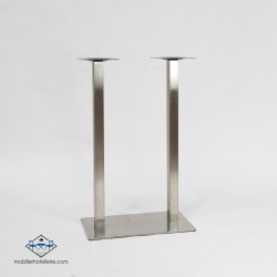 ARMATURE TABLE HAUTE NOEL DOUBLE INOX