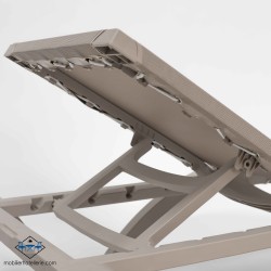 Chaise longue Mykonos sable : confortable et durable