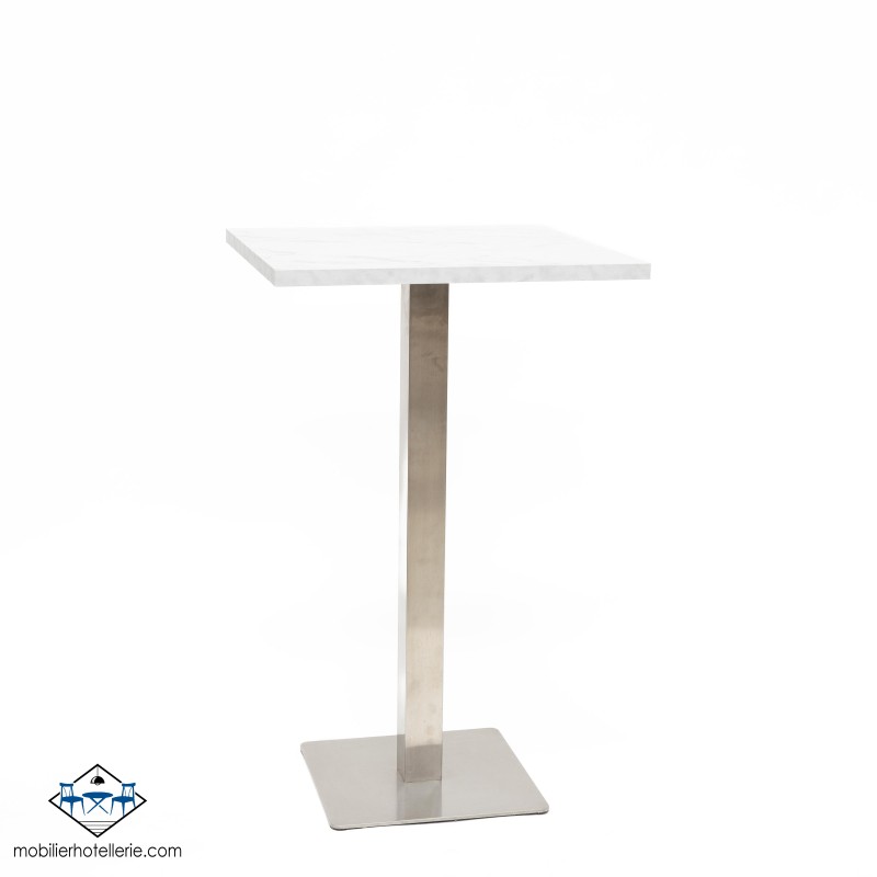 Table Haute NOEL INOX BASE 45X45 cm pas cher. Acheter Tables Hautes...