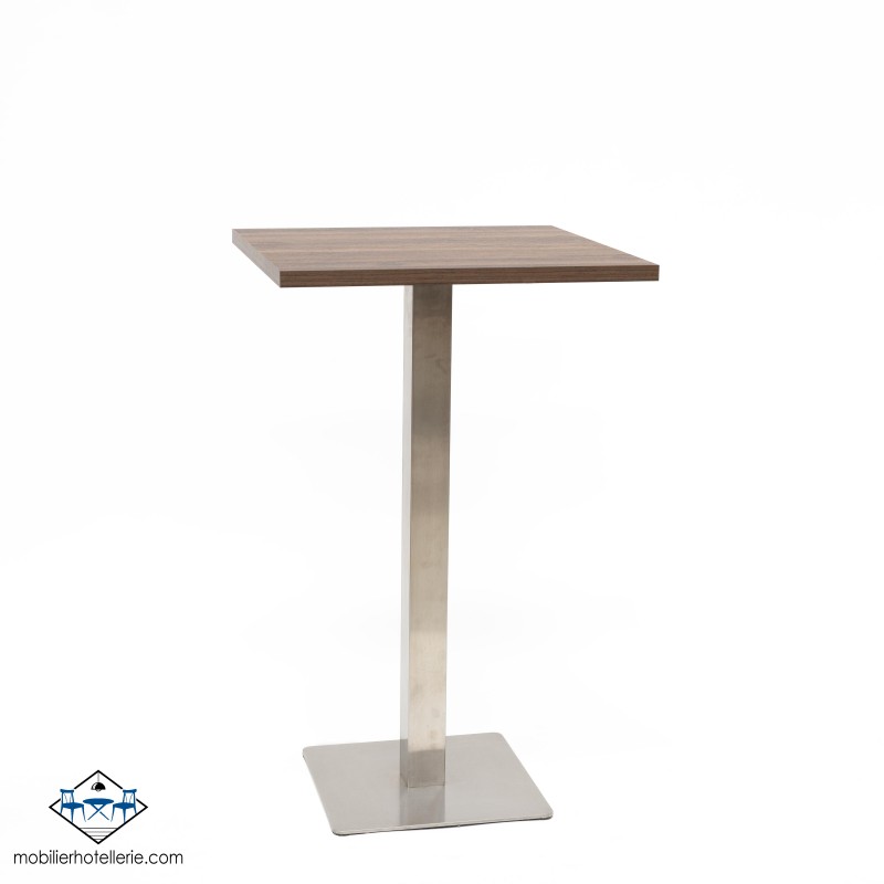Table Haute NOEL INOX BASE 45X45 cm pas cher. Acheter Tables Hautes...