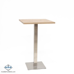 Table Haute NOEL INOX BASE 45X45 cm pas cher. Acheter Tables Hautes...