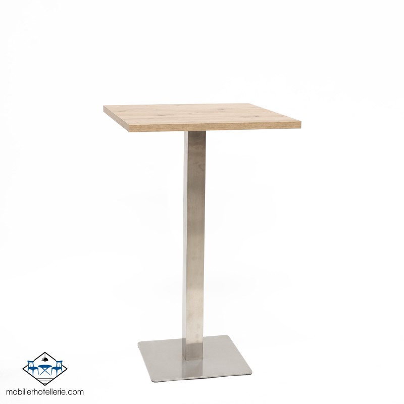Table Haute NOEL INOX BASE 45X45 cm pas cher. Acheter Tables Hautes...