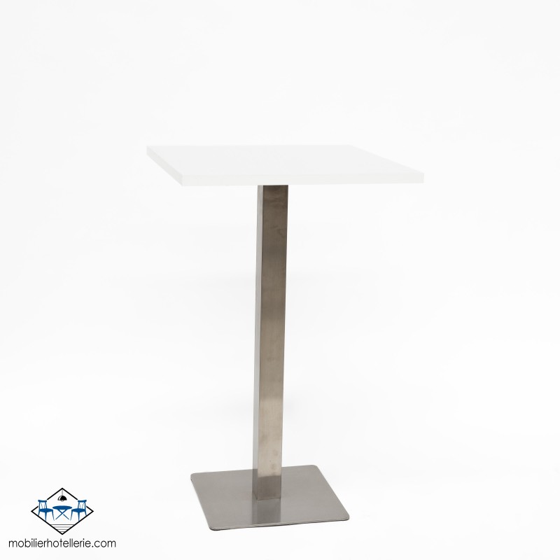 Table Haute NOEL INOX BASE 45X45 cm pas cher. Acheter Tables Hautes...